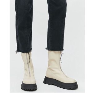 Urban Outfitters Cream White Boots